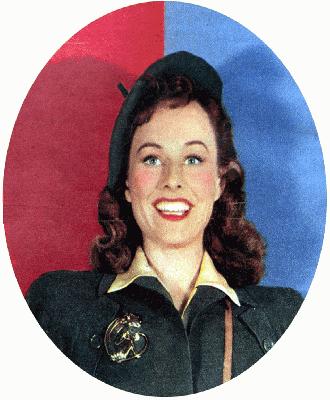 Paulette Goddard in Uniform <br />(Click Magazine, 1942)